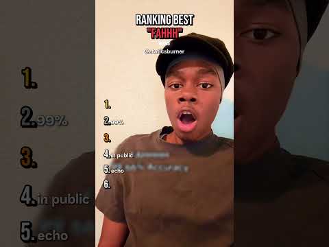 Ranking Best "FAHHH"